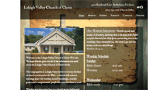 Desktop Screenshot of lehighvalleychurchofchrist.org
